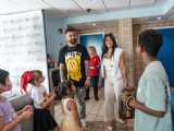 Kenley, Gianni, and RAFIK visit RMHC South Florida