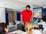 Kenley, Gianni, and RAFIK visit RMHC South Florida