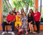 Kenley, Gianni, and RAFIK visit RMHC South Florida